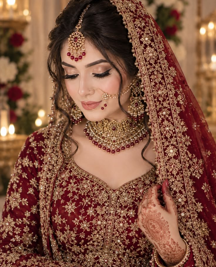 Traditional bridal look